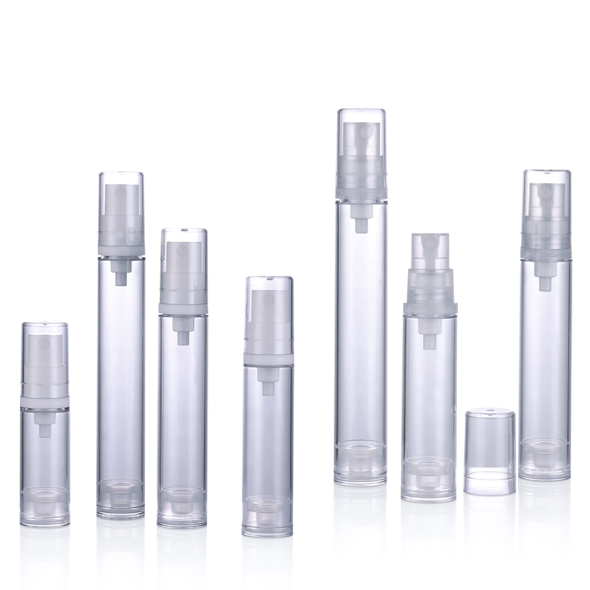 5 ml 10 ml 12 ml 15 ml pp som spray pumpe flaske lotion luftløs pumpe kremflaske L12