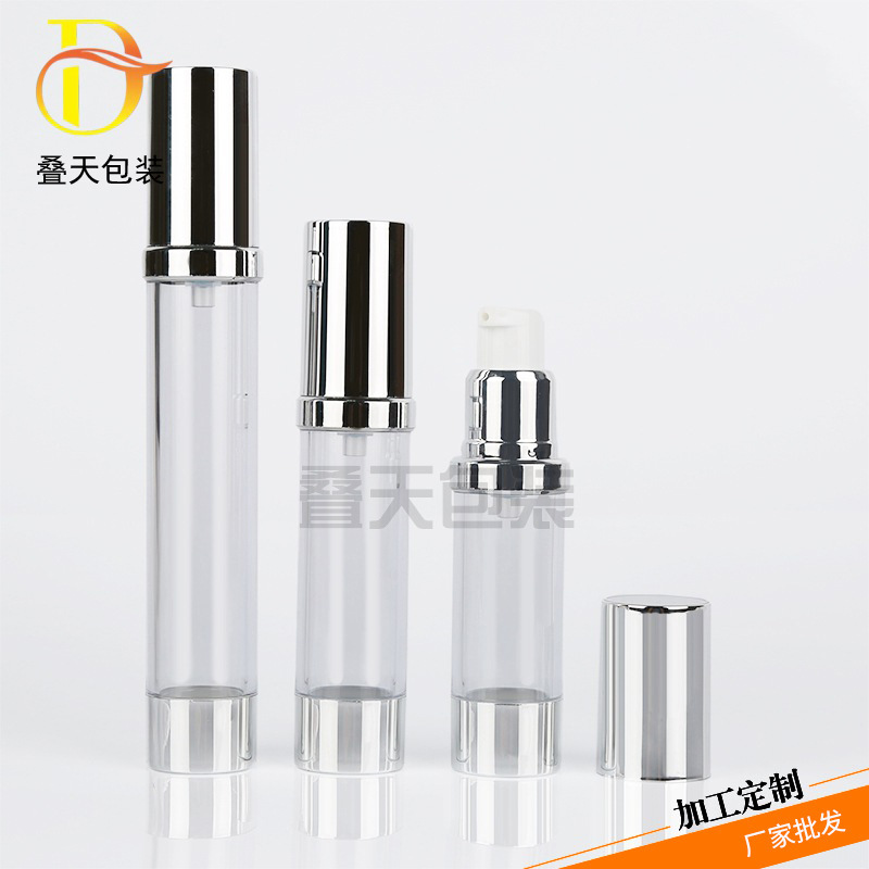 Gjennomsiktig lotion vakuumflaske Kosmetikk Portable Sub Bottle 15 20 30 ml Eye Cream Bottle